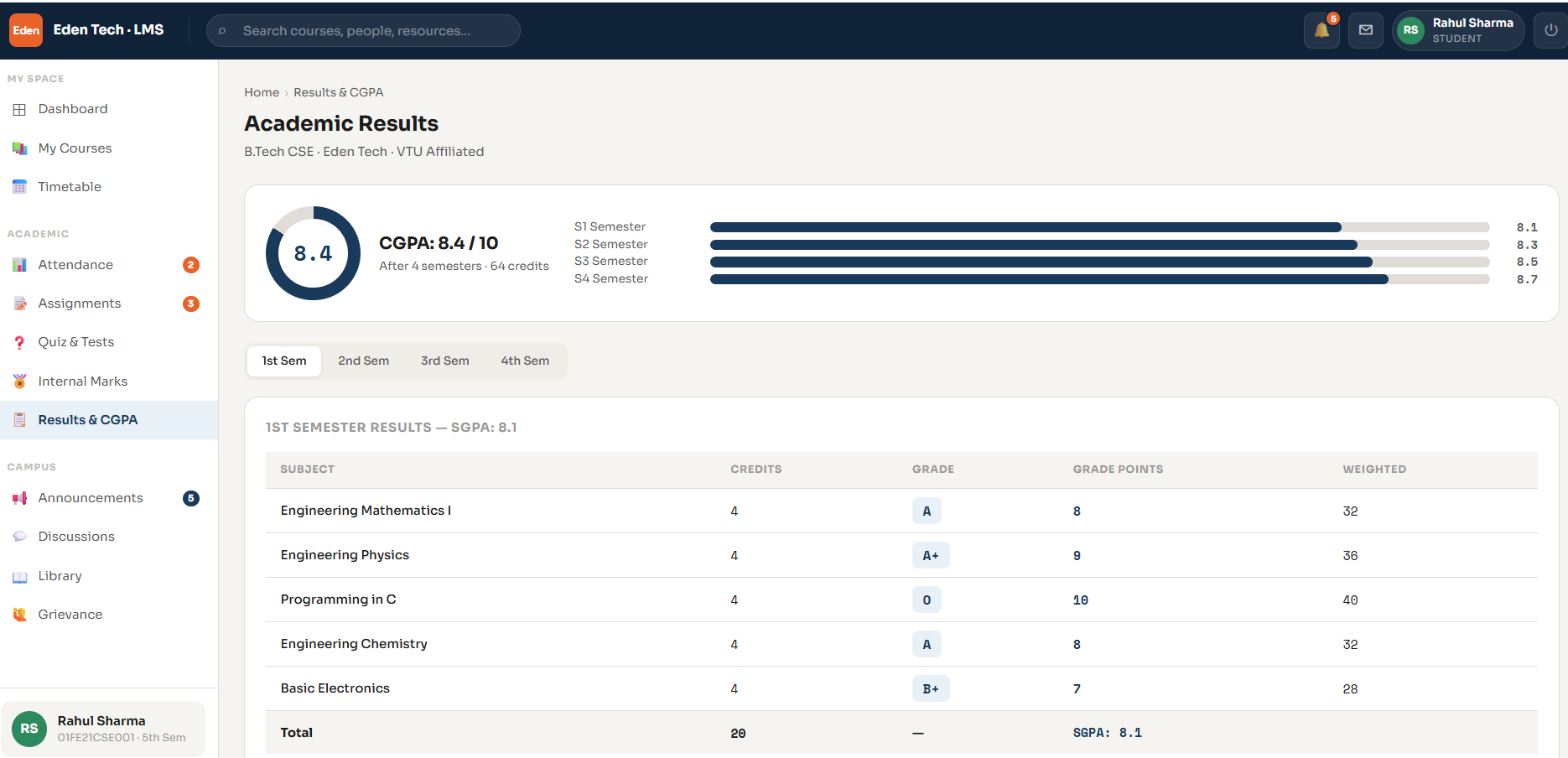 Lumina LMS screenshot 6